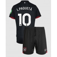 Dětský fotbalový dres West Ham United Lucas Paqueta #10 2024-25 Venkovní Krátký Rukáv (+ trenýrky)